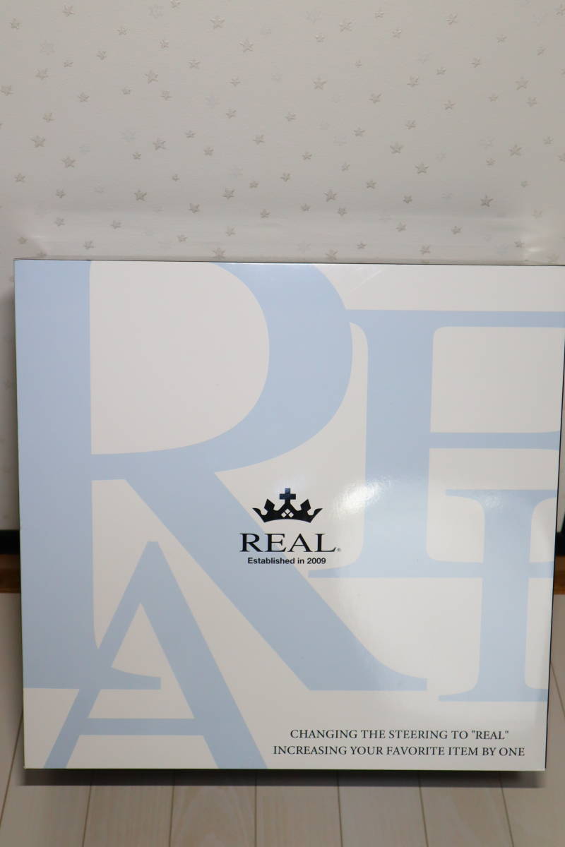 未開封 REAL(レアル)ステアリング【クラウン(220系)】オリジナルシリーズ・38ブラックウッド TYA-38BKW-BK-CRO 230911 29170 拍卖