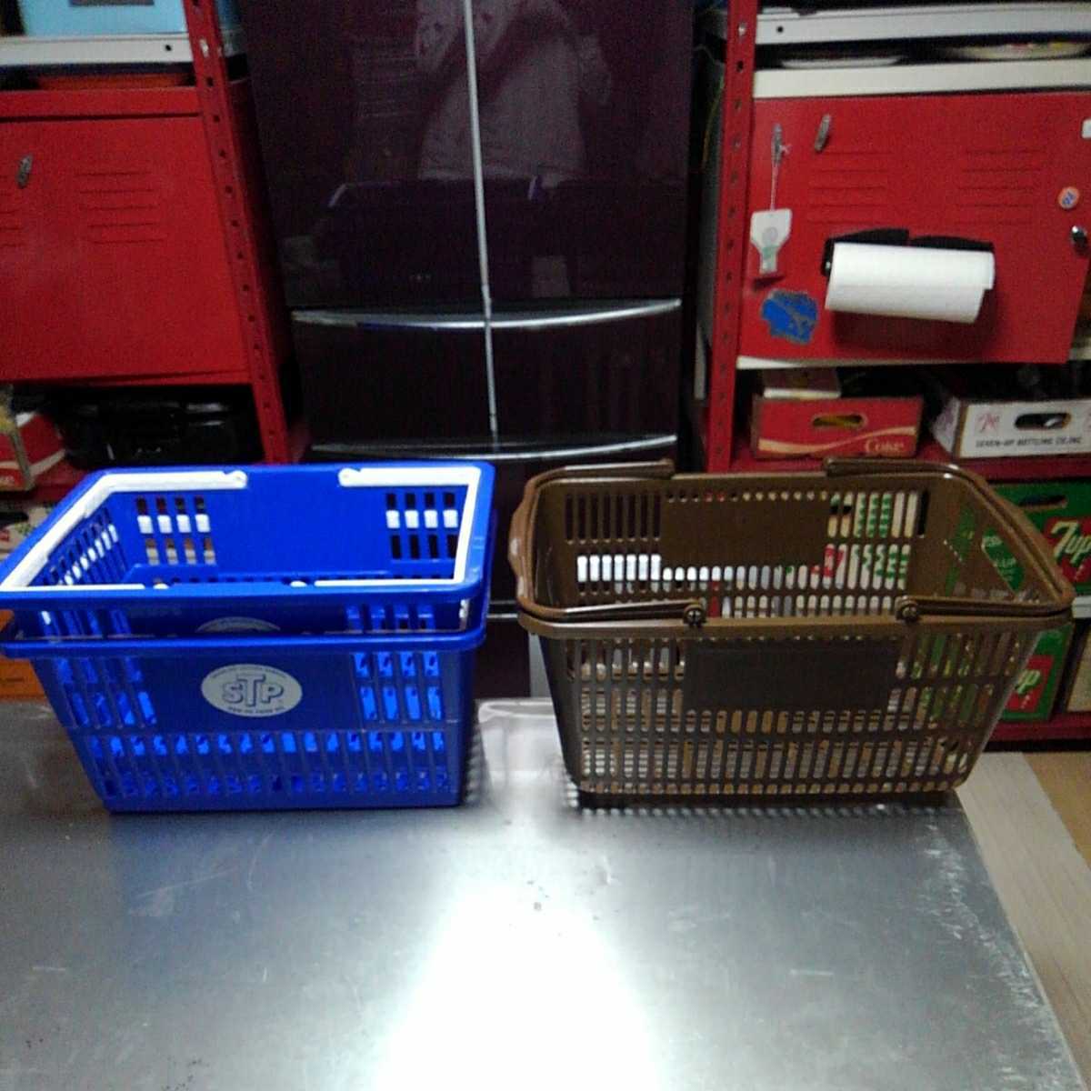 未使用 STP モーター オイル ノベルティー バスケット 買い物 籠 かご ショッピング スーパーマーケット 希少 アメリカン拍卖