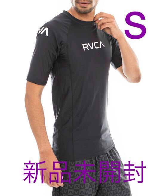 サイズS 半袖RVCA 【ALWAYS READY】 ラッシュガード拍卖