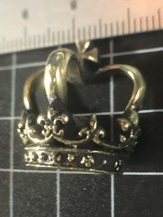 真鍮製★クラウン★コンチョ★ブラス★王冠★拍卖
