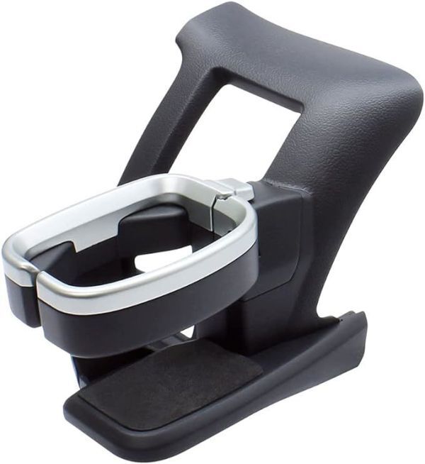 槌屋ヤック 車種専用品 トヨタ 200系 ハイエース 専用 エアコン ドリンクホルダー 運転席用 ブラック/シルバー SY-HA1拍卖