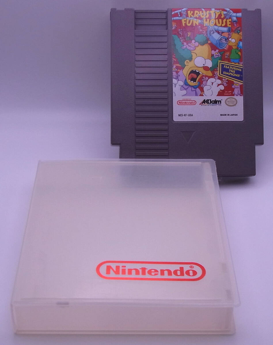 ★中古 NES Krusty's Fun House クラスティーズファンハウス 北米版 国内未発売拍卖