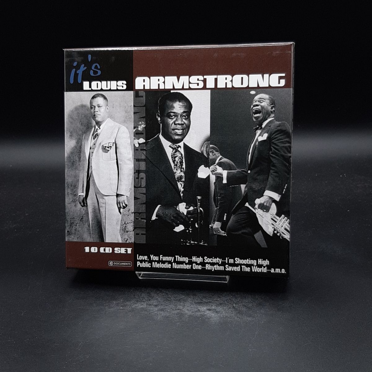 CH12【盤面良好】10枚組CD ベスト ルイ・アームストロング IT'S LOUIS ARMSTRONG 200曲収録拍卖