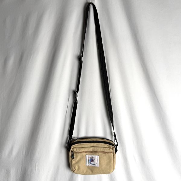 00s ERGO BABY コットン ショルダー バッグ ベージュ ミニ サコッシュ拍卖