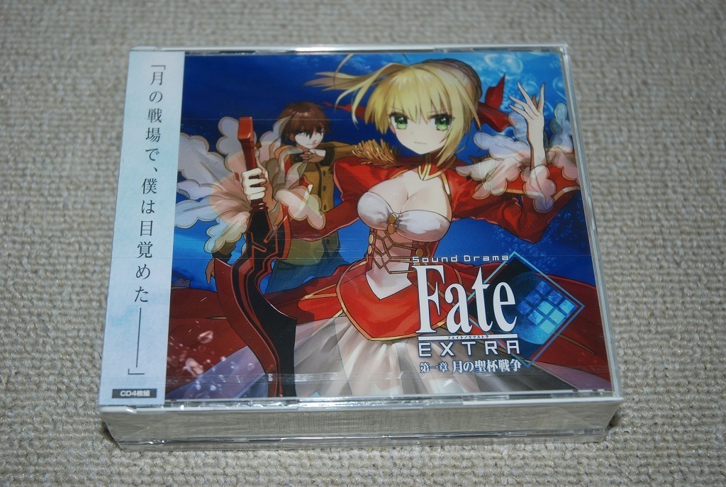 【新品】CD「Fate EXTRA Sound Drama 第一章 月の聖杯戦争」ORIGINAL B.G.M COLLECTION付 検索:未開封 フェイト/エクストラ CD4枚組拍卖
