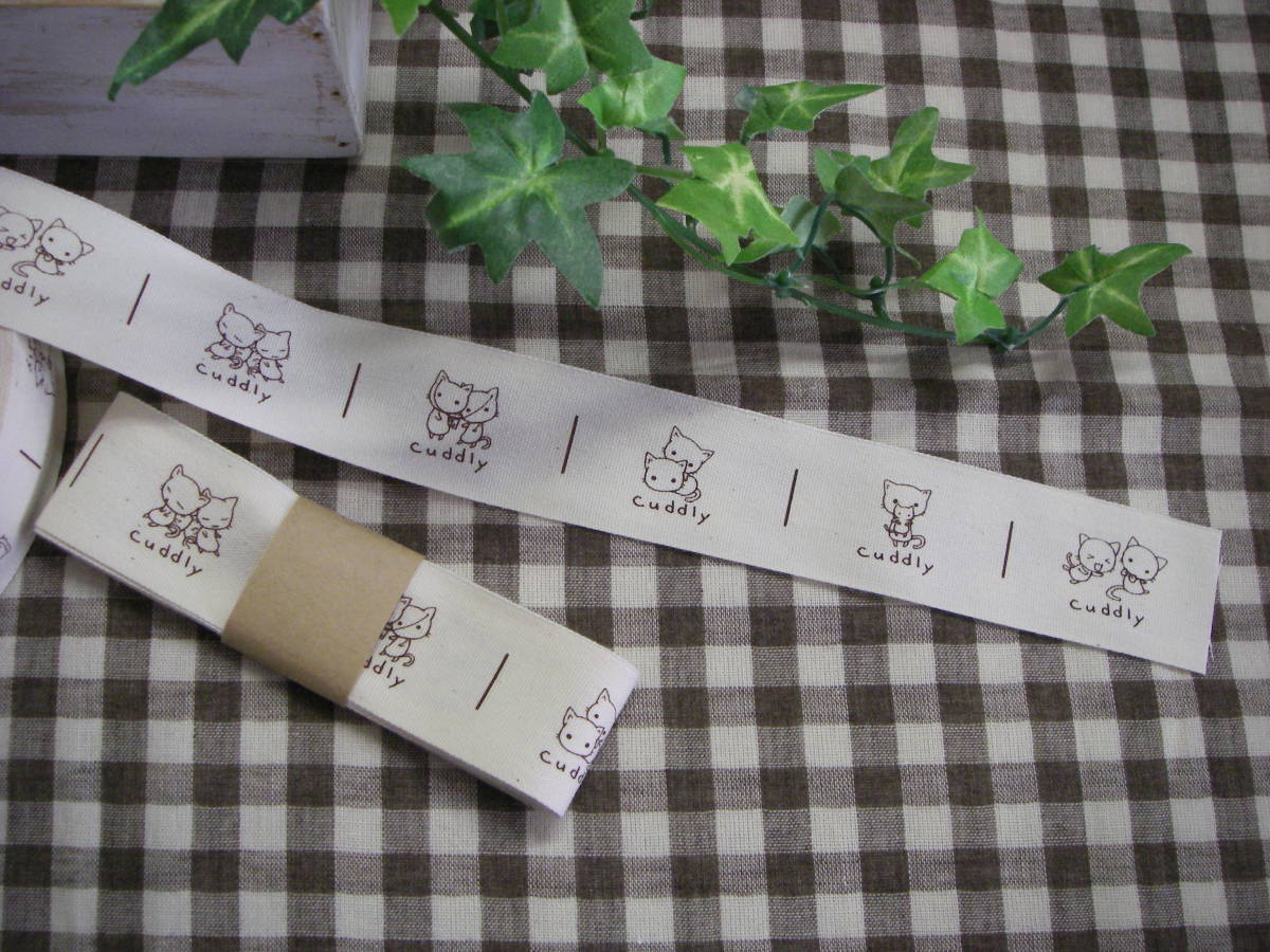 【数量3】★№113H ASHIATOYA 綿平タグ 32mm幅 5柄×6セット=30枚 柔拍卖