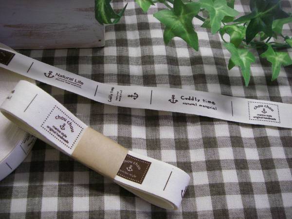 【数量3】★★№32H ASHIATOYA 綿平タグ 20mm幅 5柄×6セット=30枚拍卖