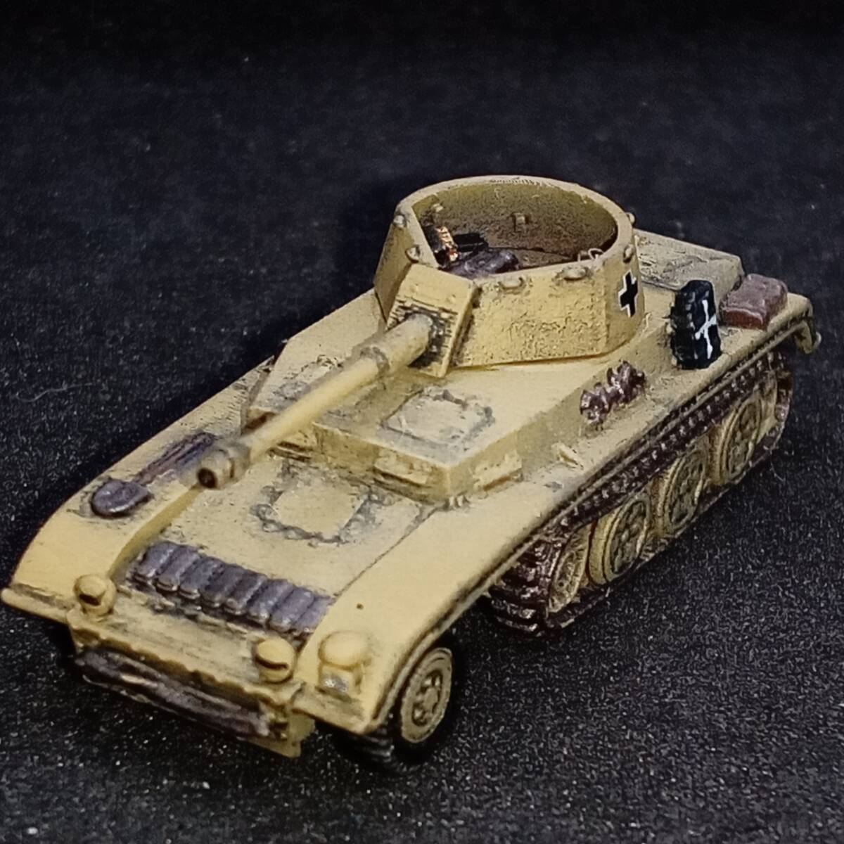 ●完成品1/144 7.5cm砲自走車体2型,”マニア向けの激レア車輛!ハーフトラック自走砲!”,単色塗装,ドイツ,WW2,Blitz144製.自作ver拍卖