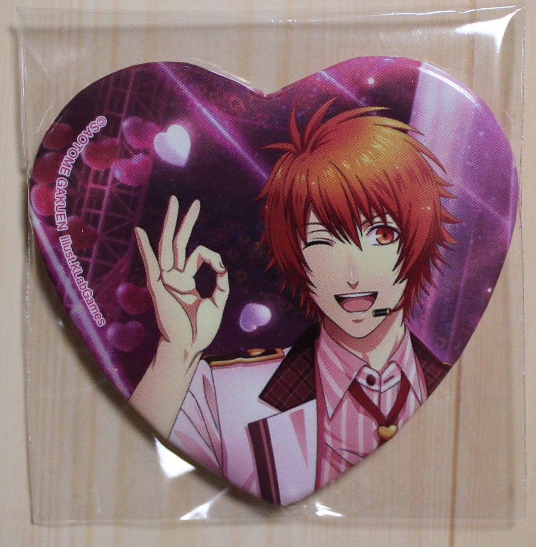 うたの☆プリンスさまっ♪ ハート缶バッジ 一十木音也 ST☆RISH スウィートバレンタイン拍卖