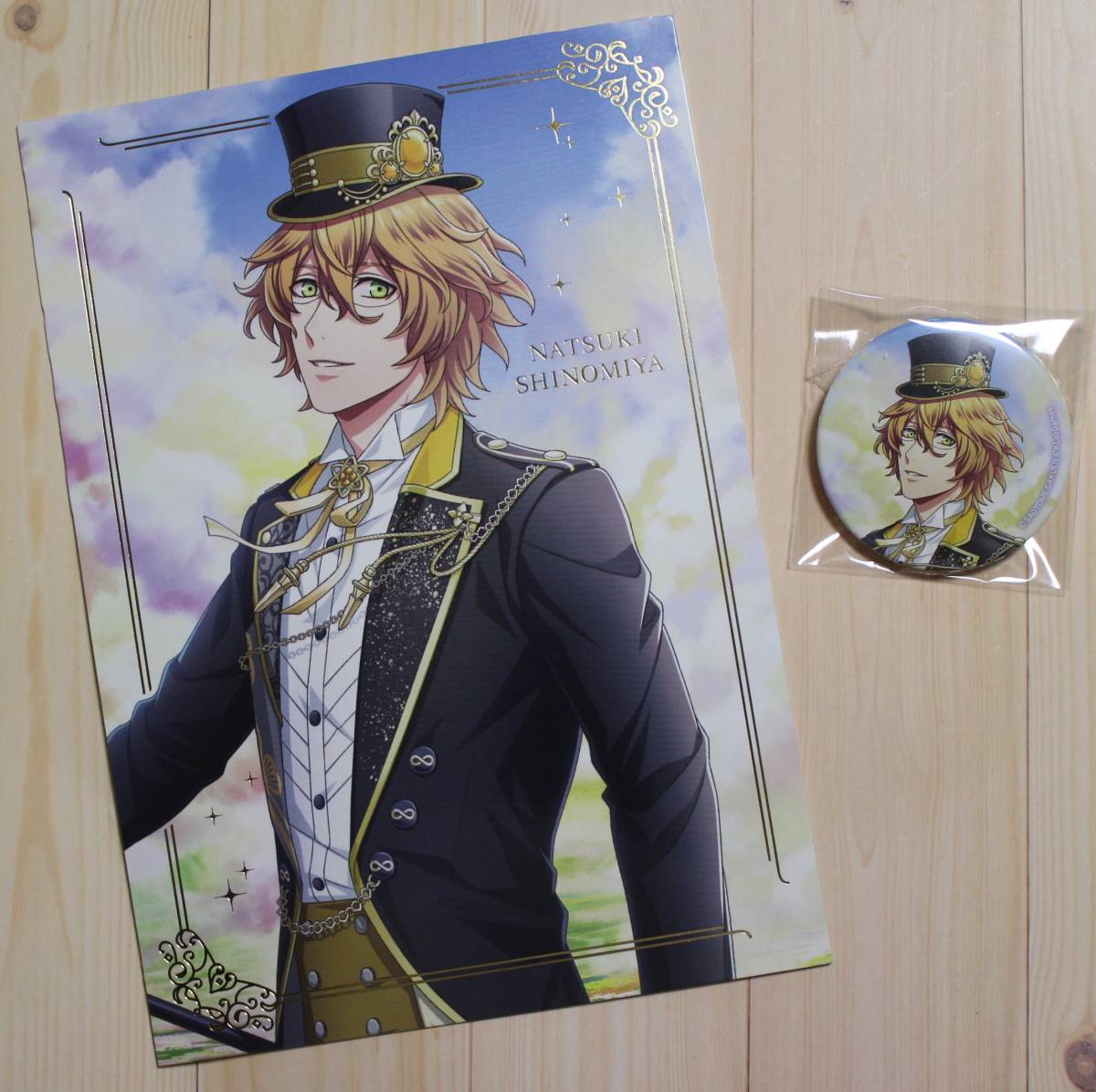 うたの☆プリンスさまっ♪ A5カード・缶バッジセット 四ノ宮那月 ShiningLive テーマソングCD2ver拍卖