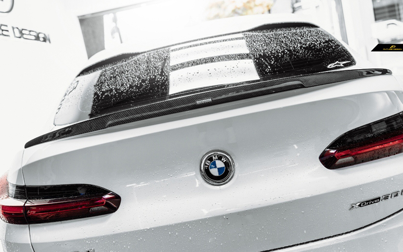 【Future Design 正規品】BMW Xシリーズ X4 G02 トランク用リアスポイラー リアウィング 本物DryCarbon ドライカーボン拍卖