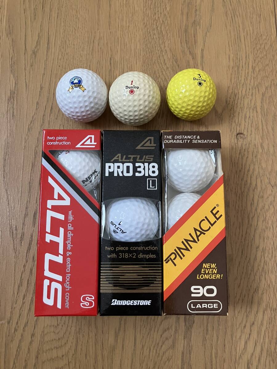 オマケ付 訳あり新品 ゴルフボール 3箱 ブリジストン ALTUS アルタス PINNACLE ピナクル拍卖
