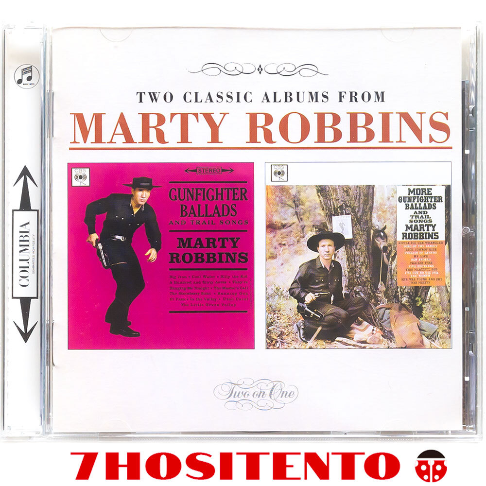 ★カントリー名盤2in1★Marty Robbins/Gunfighter Ballads And Trail Songs(1959)/More(1960)★CD6枚まで同梱発送可能拍卖