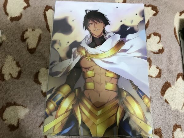 d014クリアファイル FGO Fate Grand Order 蒼銀のフラグメンツ 特典 オジマンディアス拍卖
