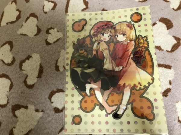 d022クリアファイル 東方Project 東方外來韋編 ゲーマーズ購入特典 秋姉妹拍卖