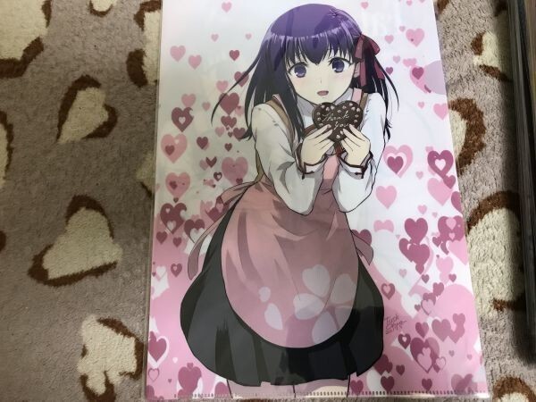 d024クリアファイル FGO Fate Grand Order Heaven’s Feel コミック タスクオーナ 特典 桜 バレンタイン拍卖