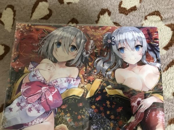 d024クリアファイル 艦隊これくしょん~艦これ~ 天津風、島風、浜風、鹿島(こうましろ 林けゐ) C91/Traco Strawberry PALE LIGHT拍卖