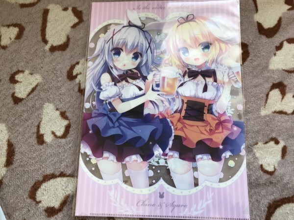 d013クリアファイル ご注文はうさぎですか? チノ シャロ(笹井さじ) みみけっと35/わたくび拍卖