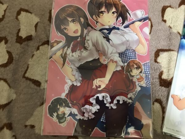 d016クリアファイル 艦隊これくしょん~艦これ~ 加賀 赤城(おたべさくら) C88/おたべ★ダイナマイツ拍卖