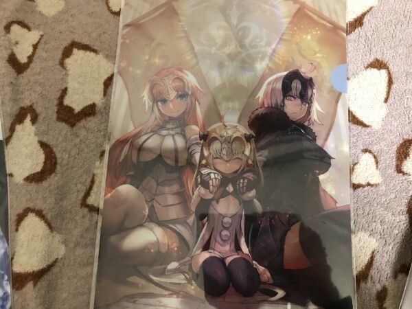 d016クリアファイル FGO Fate Grand Order ジャンヌ・・オルタ ジャンヌ リリィ 静謐のハサン(lack) C92/なんかの工房 同人拍卖
