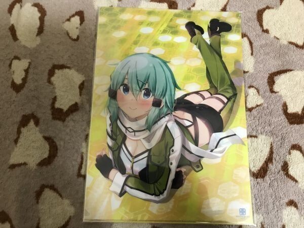 d014クリアファイル ソードアート・オンライン シノン(茶みらい) C96/抹茶味拍卖