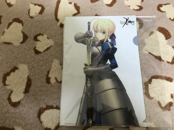 d022クリアファイル FGO Fate/Zero ufotable ヤングエース特典 セイバー拍卖