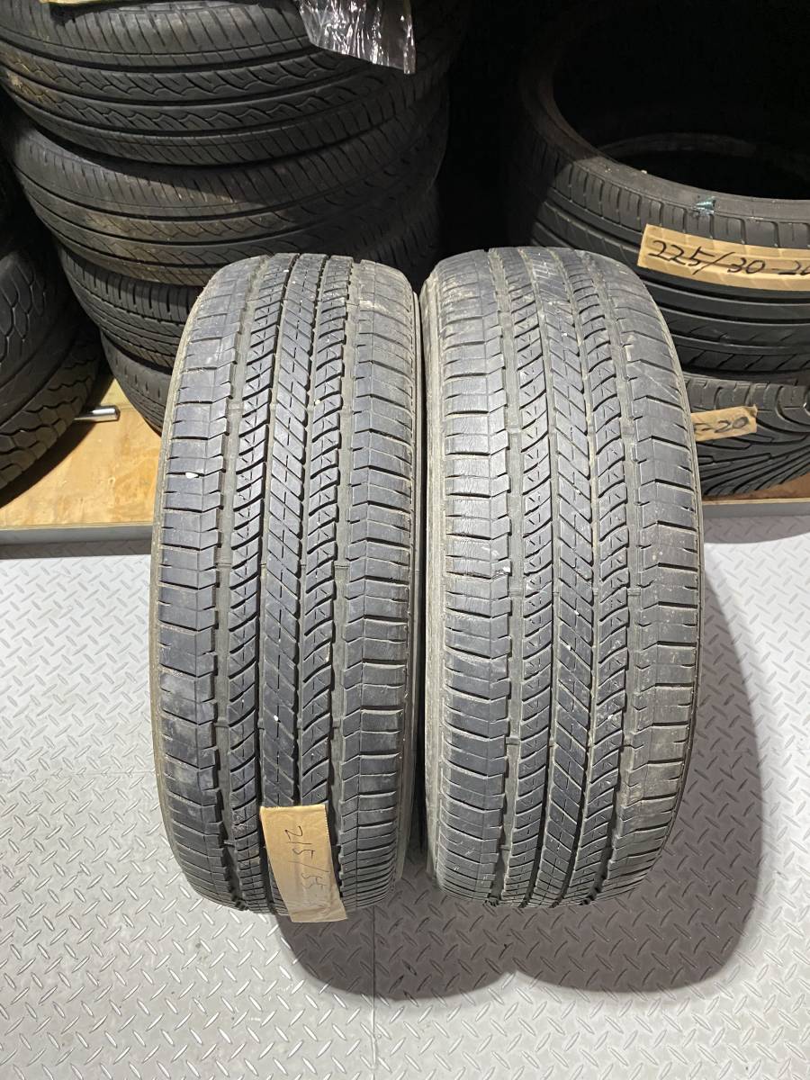 ☆★215/55R18 BRIGESTONE TURANZA EL400 中古2本セット ブリジストン★☆拍卖