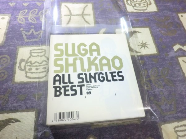 ☆ALL SINGLES BEST(2CD)(初回限定盤デジパック仕様) スガシカオ ベストアルバム 夜空ノムコウ(additional track) 春夏秋冬 4988027900670拍卖