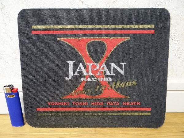 希少 ビンテージ XJAPAN RACING Team Le Mans ルマン レーシング YOSHIKI TOSHI HIDE PATA マウスパッド 旧車 レトロ 当時物拍卖