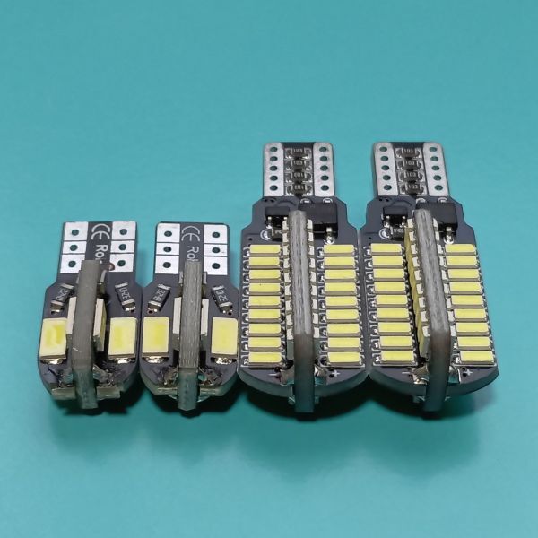 L375/385S タントカスタム 爆光!バックランプ スモール ポジション球 T10 T16 LED 4点セット ホワイト /72/8/拍卖