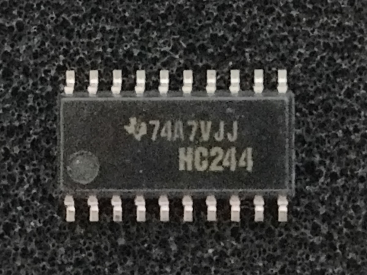SN74HC244F (5個セット) TI製高速CMOS IC 8回路スリーステートバッファ フラットパッケージ 拍卖