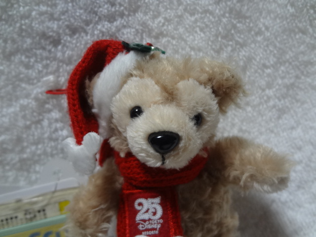TDSヌイグルミストラップ 25周年ダッフィークリスマス 拍卖