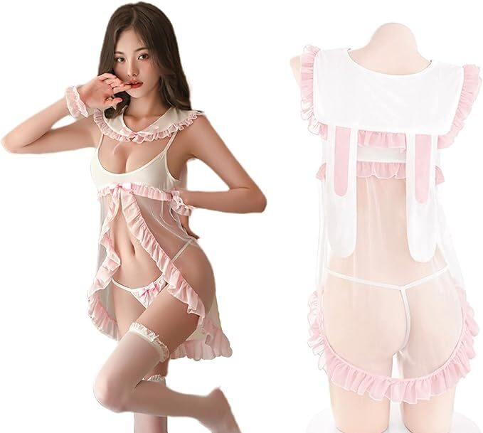 バニーガール ウサギ コスプレ セクシー ビキニ風 仮装 衣装 セット コスチューム拍卖