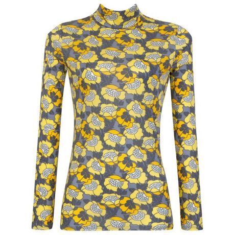 LLサイズ ワコール スゴ衣*Finlayson フィンレイソン コラボ新品タグ付き未使用トップス ニット 長袖ハイネックYE あったかアウター拍卖