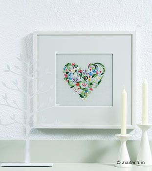 ドイツacufactum 刺繍キット Art Nr.2499 春のハート拍卖