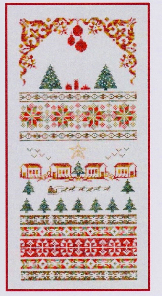 クロスステッチ図案 Joke Trebbe de Nijs『Weihnachtszeid』クリスマス拍卖