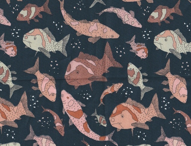 ドイツ Rico Design カットクロス【鯉】70×50拍卖