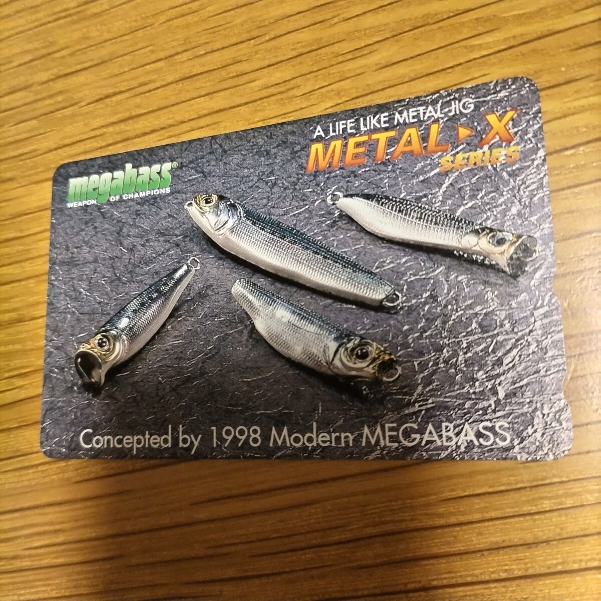 メガバス テレフォンカード メタルX  テレホンカード Megabass  限定 拍卖