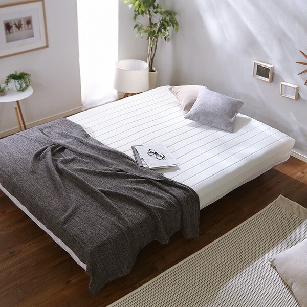 新発想で搬入も組立カンタン! ほどよい弾力 脚付きロールマットレス ボンネルコイルスプリング拍卖