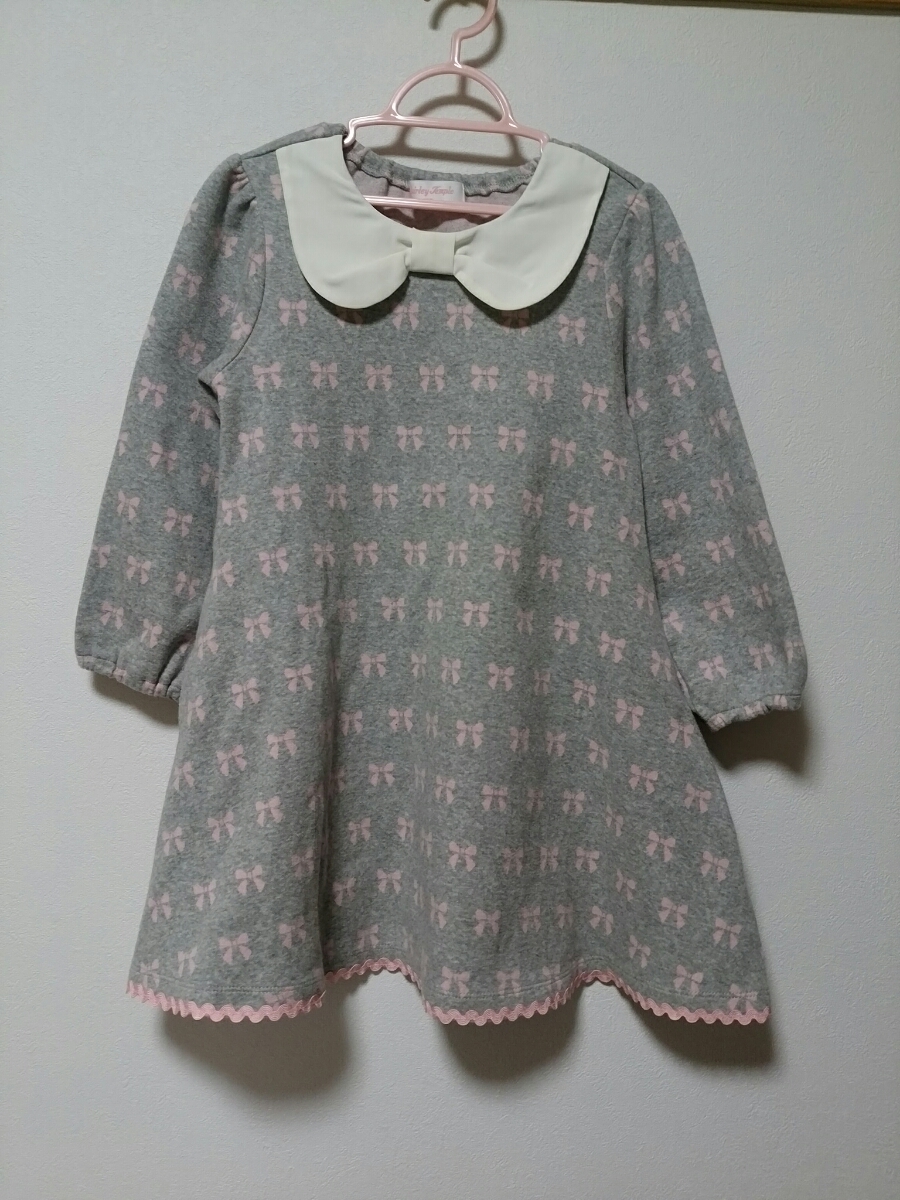 シャーリーテンプル リボン ワンピース 120拍卖