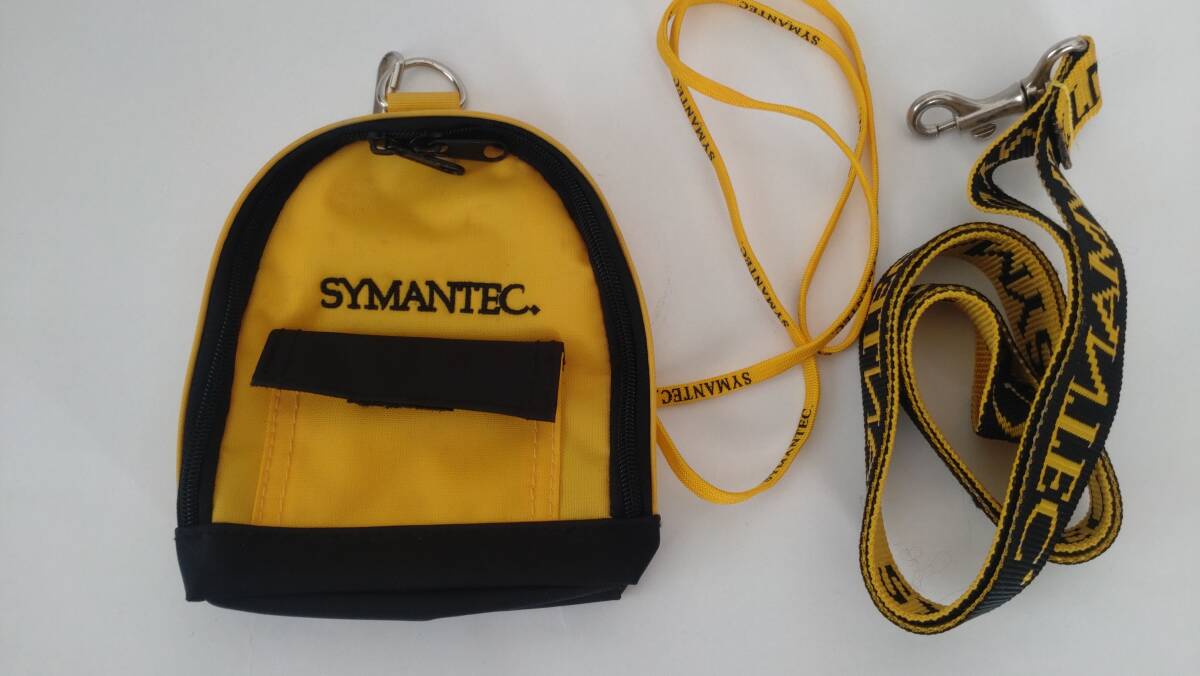 SYMANTEC シマンテック  ポーチ / ネックストラップ ノベルティ 【未使用品】拍卖