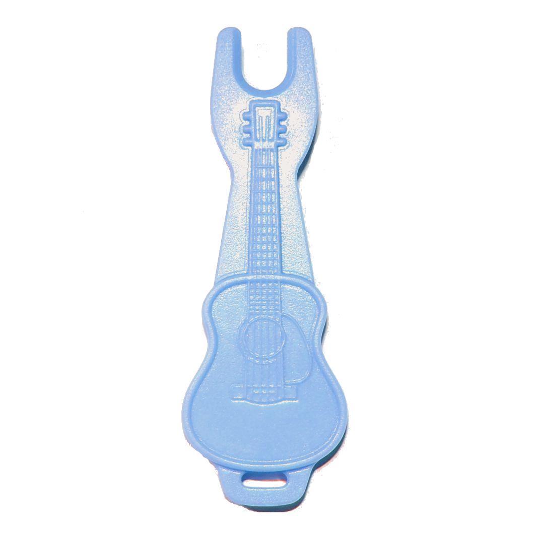 アコギ ブリッジピン 抜き フォークギター アコースティックギター 青色 キーホルダーに拍卖