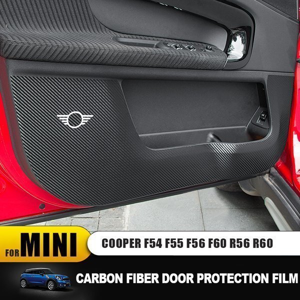 DYL027#新車汚れカーボン繊維ステッカー保護フィルムミニクーパー F54 F55 F56 F60 R56 R60 車- スタイリングアクセサリー拍卖