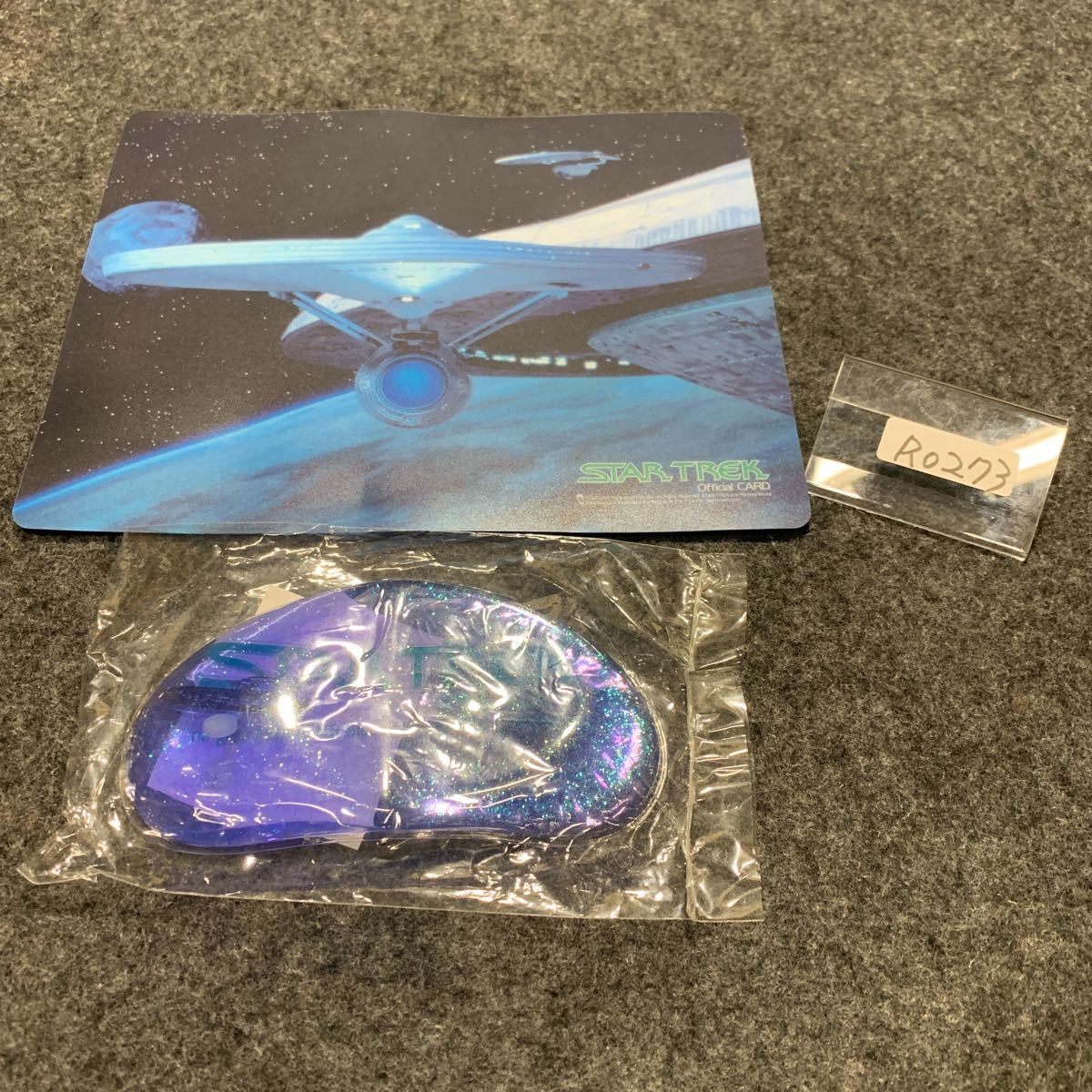 R0273 STAR TREK スタートレック マウスパッド リストレスト セット Offcial CARD拍卖