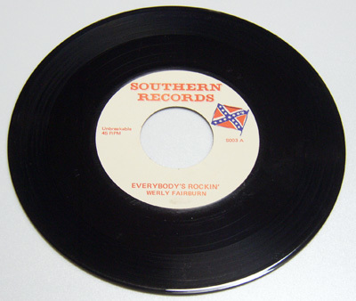 45rpm/ EVERYBODY'S ROCKIN' - WERLY FAIRBURN - MY HEART'S ON FIRE / 50s,ロカビリー,FIFTIES,SOUTHERN RECORDS, * MA REPRO拍卖