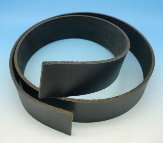 牛革 1枚革 ソフトレザー ベルト用 素材 レザークラフト 厚み約3.6mm 幅約38mm 長さ約102cm 黒系拍卖