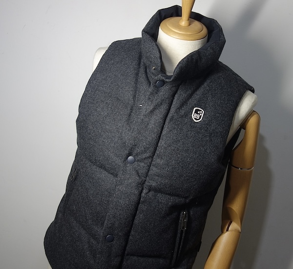 TK 極美品 パーリーゲイツ PEARLY GATES ダウンベスト チャコールグレー 2拍卖