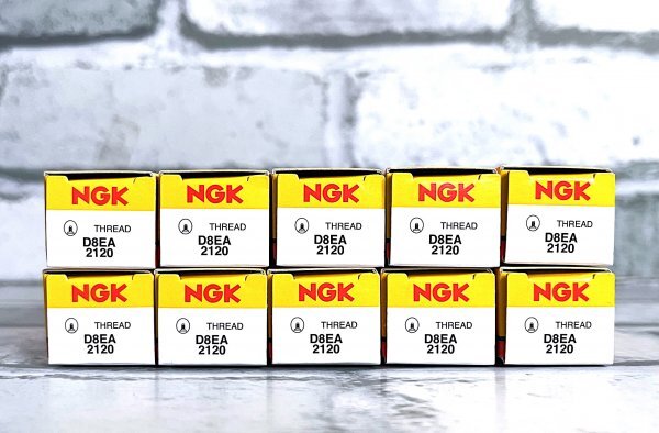 NGK D8EA (2120) 10個セット 新品 送料込 カワサキ EN400ツイン ('85-'88.11) EN400A 適合拍卖