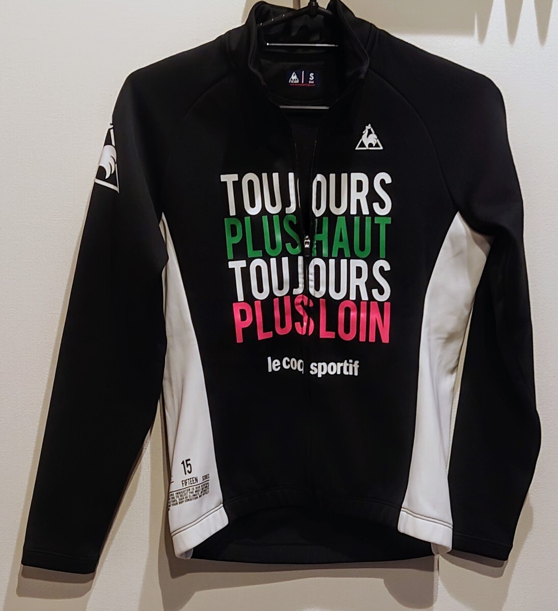 美品 即決 未使用品 ルコック 秋冬 Sサイズ レディース ブラック サイクルジャージ 裏起毛 長袖 S 身長152-158 ロードバイク 拍卖