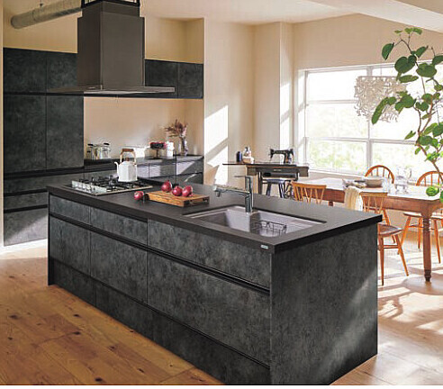 ★クリナップ システムキッチン 66%OFF★『ラクエラ』フラット対面アイランド・グランド・2630mm?サイレントレール拍卖